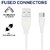 DIGIMATE DGMGO5-011 Type C To C Cable With 5 AMP Output For Charging  Data Transfer (White, TPE, 1 Meter)