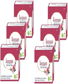 Kozian skin care kojic acid palmitate arbutin vitamin C and vitamin E face body bathing soap 75gmX6
