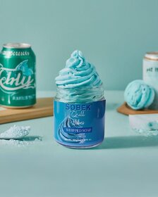 Sobek naturals Chill vibes blue whipped cream soap and body wash 100 grams