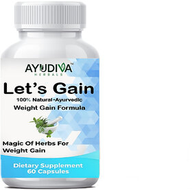 Let's Gain Advanced Formula for Weight Gain (60 Capsules)