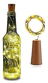 Daybetter Cork Led String Lights For Wine Bottles 20 Led Cork Lights - Bottle Cork Lights Waterproof Strip Decoration Party Wedding Christmas String Lights Warm White Tar-H1