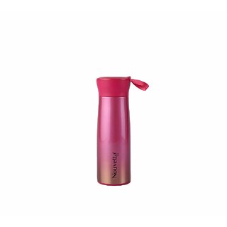                       Nouvetta - Cherry Double Wall Bottle - Pink 350 Ml                                              