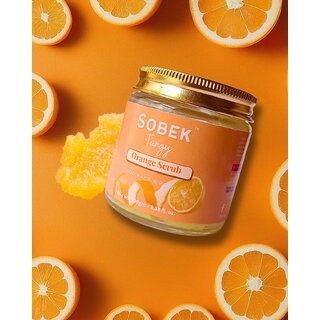 Sobek naturals Tangy orange face and body scrub Exfoliate, acne and tan paraben SLS free Sobek naturals Tangy orange face and body scrub Exfoliate, acne and tan paraben SLS free