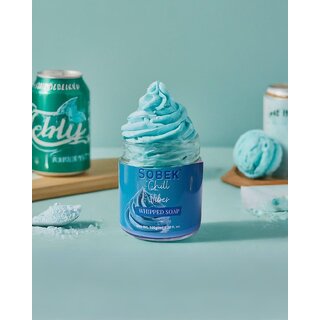 Sobek naturals Chill vibes blue whipped cream soap and body wash 100 grams