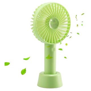                       Daybetter Hand Fan Rechargeable Mini Fan With Usb Charging  3 Speed Option  Portable Handheld And Small Handal Table Fan (Assorted Colours)                                              