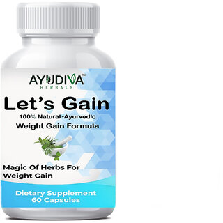 Let's Gain Advanced Formula for Weight Gain (60 Capsules) Let's Gain Advanced Formula for Weight Gain (60 Capsules)