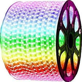                       Daybetter 15 Meter Led Rope Light Pipe Light Waterproof1 Adapter Decorative Light Festival Ceiling Light Home Office Diwali Eid And Christmas Decoration Stage Decoration And Room (Multicolor)                                              