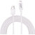 Fizzix ALW150 USB Type-A to Lightning Cable  3A/18W Fast Charging  480 Mbps Data Transfer Speed  Length 1.5M (4.11Ft)