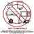 Daybetter (8+1) Wall Mini Extension Cord With 6 Amp For Indian Sockets Master Switch Indicator Led Extension Board Tar-R1