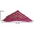 Kaku Fancy Dresses Magenta Golden Triangle Belly Belt for Western Belly Dance - Magenta  Golden, Free Size, for Girls