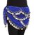 Kaku Fancy Dresses Blue Silver Belly Belt for Western Belly Dance - Blue  Silver, Free Size, for Girls