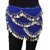 Kaku Fancy Dresses Blue Silver Belly Belt for Western Belly Dance - Blue  Silver, Free Size, for Girls