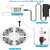 Daybetter 5 Meter Led Strip Lights Waterproof Led Light Strip With Bright Rgb Color Changing Light Strip With 24 Keys Ir Remote Controller And Supply For Home (Multicolor) Tar-K1