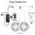 Daybetter App Control Timer Schedule Smart Bluetooth 5050 Rgb Led Music Strip Lights Kits With Remote (60Ft 2 Rolls Of 30Ft)