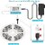 Daybetter 5 Meter Led Strip Lights Waterproof Led Light Strip With Bright Rgb Color Changing Light Strip With 24 Keys Ir Remote Controller And Supply For Home (Multicolor) Tar-E1-01