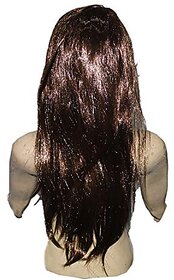 Kaku Fancy Dresses Girl Straight Styler Brown Color Hair Wig - Brown, Free Size, for Girls