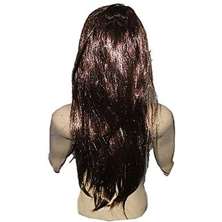 Kaku Fancy Dresses Girl Straight Styler Brown Color Hair Wig - Brown, Free Size, for Girls