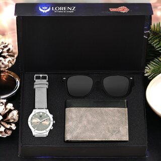                       Lorenz Analog Watch (Grey)                                              