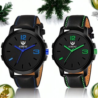                       Lorenz 2 Analog Watches Combo For Men | Watch For Boys                                              