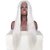 Kaku Fancy Dresses Girl Straight Styler White Color Hair Wig - White, Free Size, for Girls