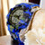 Lorenz Digital Multicolor Dial & Army Camouflage Blue Strap Sports Watch For Men | Watch For Boys