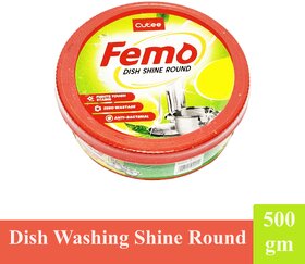 Cutee Femo Dish Washing Shine Round (500g)