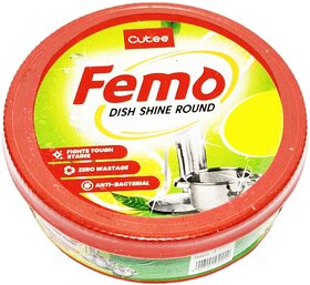 Cutee Femo Dish Wash Round - 250g