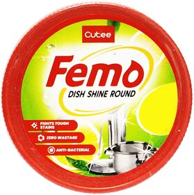 Cutee Femo Dish Shine Round - 250gm