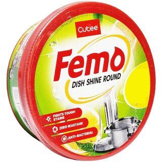                      Cutee Femo Dish Wash Shine Round - 500g                                              