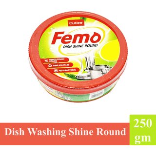 Cutee Femo Dish Washing Shine Round (250g)