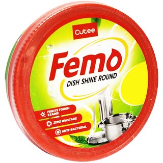 Femo Dish Washing Cutee Round - 250gm