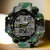 Lorenz Digital Multicolor Dial & Army Camouflage Green Strap Sports Watch For Men'S & Boys