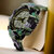 Lorenz Digital Multicolor Dial & Army Camouflage Green Strap Sports Watch For Men'S & Boys