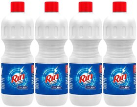 Rin Ala Fabric Whitener Liquid - 500ml (Pack Of 4)