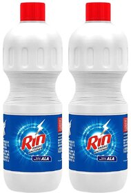 Rin Ala Fabric Whitener Liquid - 500ml (Pack Of 2)