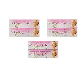                       Miracle Shine And Glow Cream (Pack of 3 pcs.) 15 gm each                                              