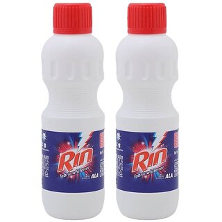 Rin Ala Fabric Whitener Liquid - 200ml (Pack Of 2)