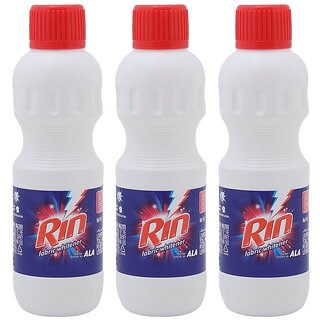 Rin Ala Fabric Whitener Liquid - 200ml (Pack Of 3)
