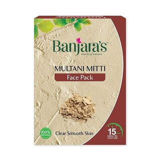 Banjara's Multani Mitti Face Pack Powder - 100gm Banjara's Multani Mitti Face Pack Powder - 100gm