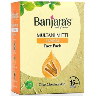                       Banjaras Multani Mitti Sandal Face Pack - 100g                                              