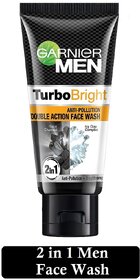 Garnier Men Turbo Bright Anti Pollution Face Wash (50gm)