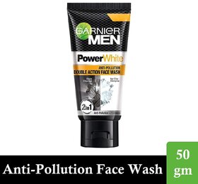 Anti Pollution Double Action Turbo Bright Garnier Men Face Wash - 50gm
