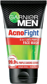 Garnier Men Acno Fight Anti Pimple Face Wash - 100g