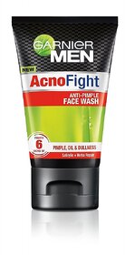 Anti Pimple Men Acno Fight Garnier Face Wash - 100gm