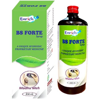 Enrich+ BS Forte Syrup(Pack of 2) A unique Herbal Proprietary Medicine 450ml
