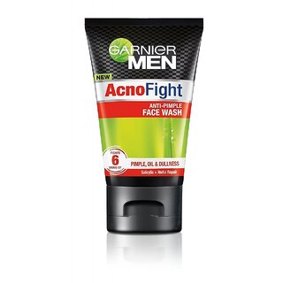 Anti Pimple Men Acno Fight Garnier Face Wash - 100gm