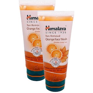 Himalaya Tan Removal Face Wash - Pack Of 2 (50ml) Himalaya Tan Removal Face Wash - Pack Of 2 (50ml)