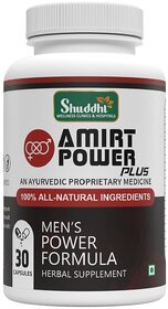 Shuddhi Wellness Amrit Power Plus, 30 Capsules
