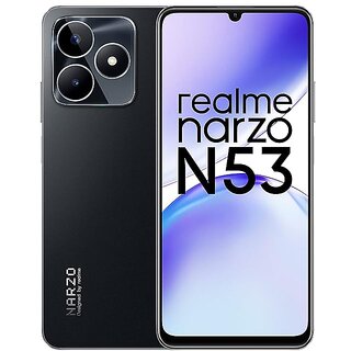 realme narzo N53 (Feather Black, 6GB+128GB) 33W Segment Fastest Charging | Slim Smartphone | 90 Hz Smooth Display realme narzo N53 (Feather Black, 6GB+128GB) 33W Segment Fastest Charging | Slim Smartphone | 90 Hz Smooth Display