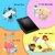 LCD Writing Drawing Board Tablet Pad for Kids - 8.5 inches - Erase Lock and Unlock Button at The Back - Color and Design